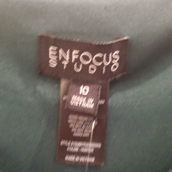 Enfocus Studio Kelly Green Knit Sheath Dress ~ Size 10 NWT - Picture 3 of 6